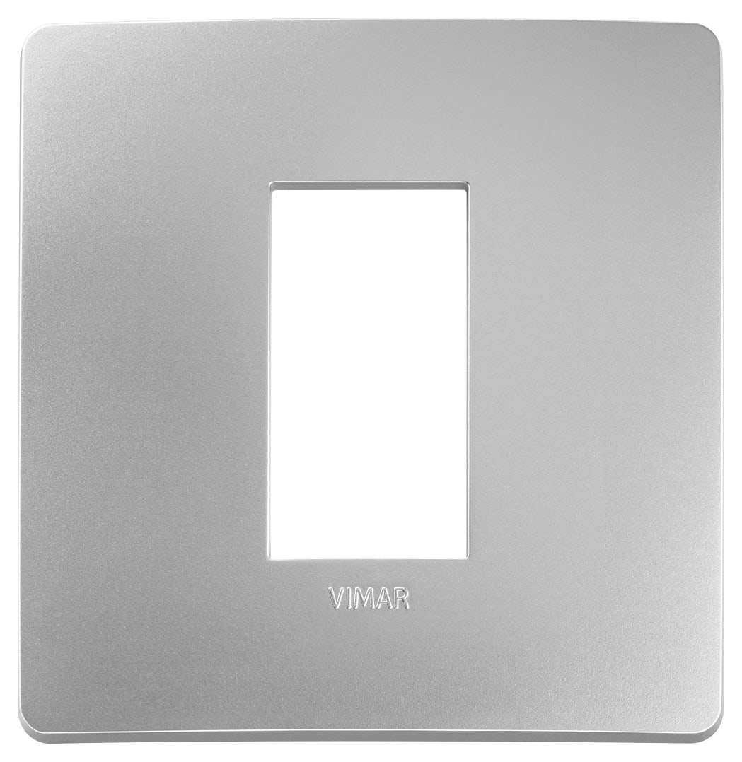 VIMAR SPA - VIW14641U.32 Placca Plana Up 1M argento