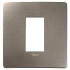 VIMAR SPA - VIW14641U.33 PLACCA PLANA UP 1M TITANIO