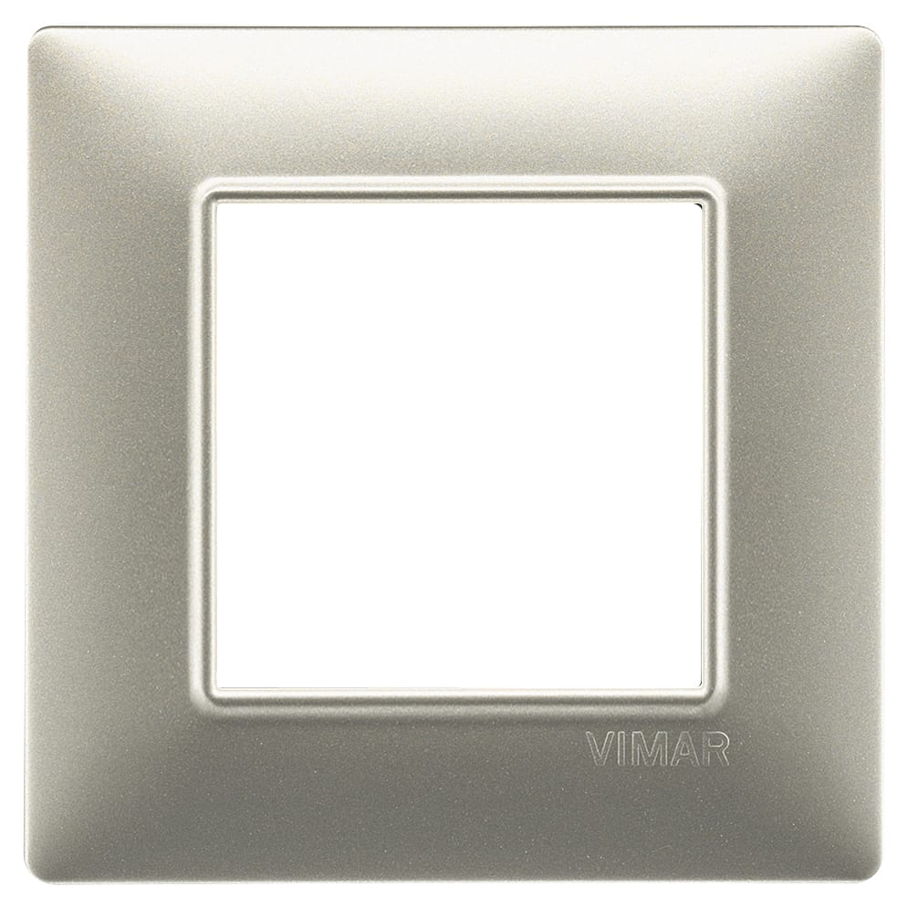 VIMAR SPA - VIW14642.21 PLACCA 2M NICHEL OPACO