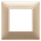 VIMAR SPA - VIW14642.22 PLACCA 2M CHAMPAGNE OPACO