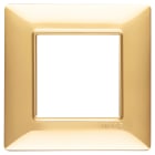 VIMAR SPA - VIW14642.24 PLACCA 2M ORO LUCIDO