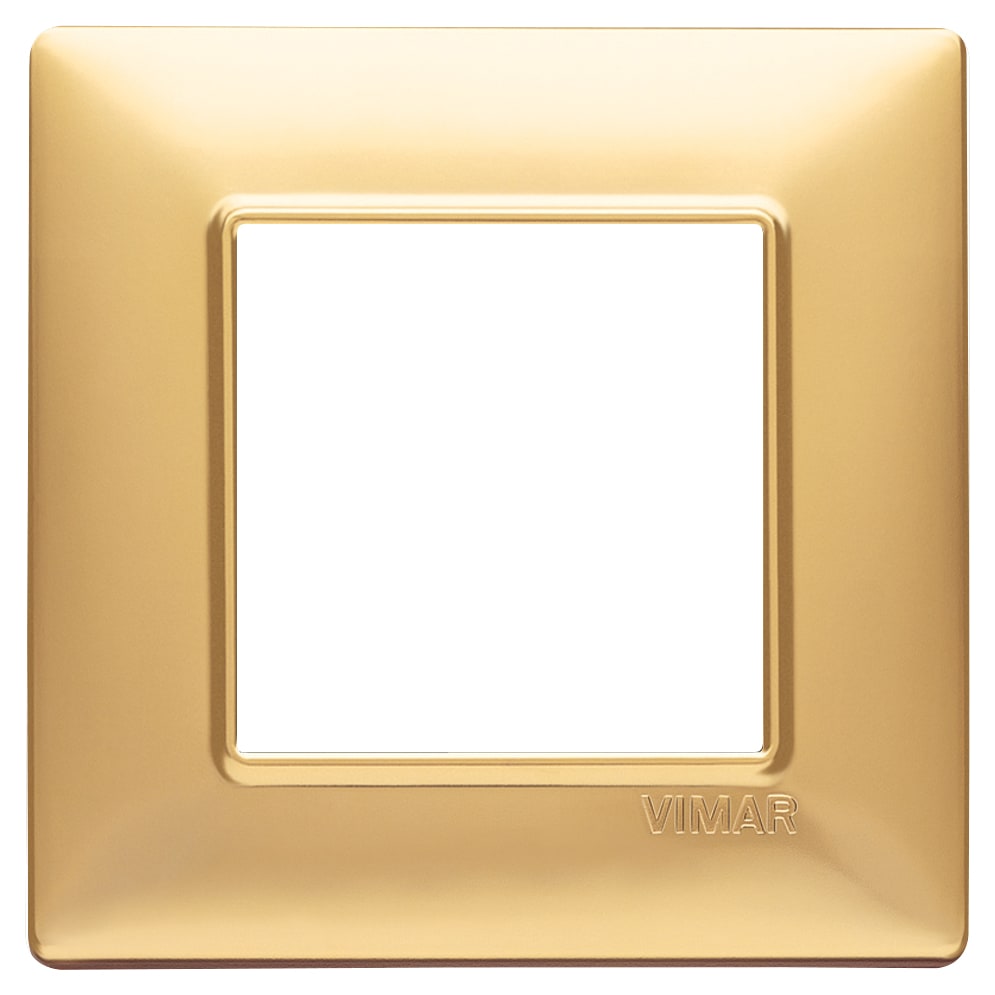 VIMAR SPA - VIW14642.25 PLACCA 2M ORO OPACO