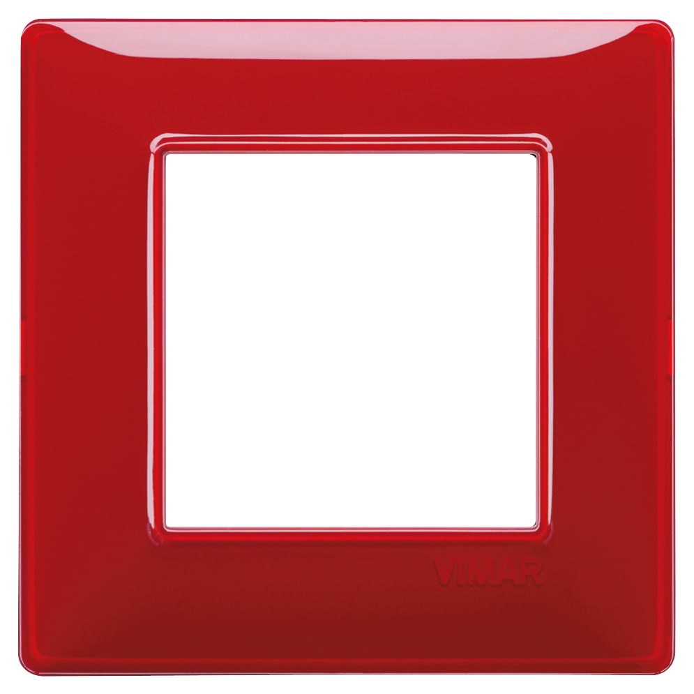 VIMAR SPA - VIW14642.51 Placca 2M Reflex rubino
