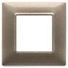 VIMAR SPA - VIW14642.70 PLACCA 2M BRONZO METALLIZZATO