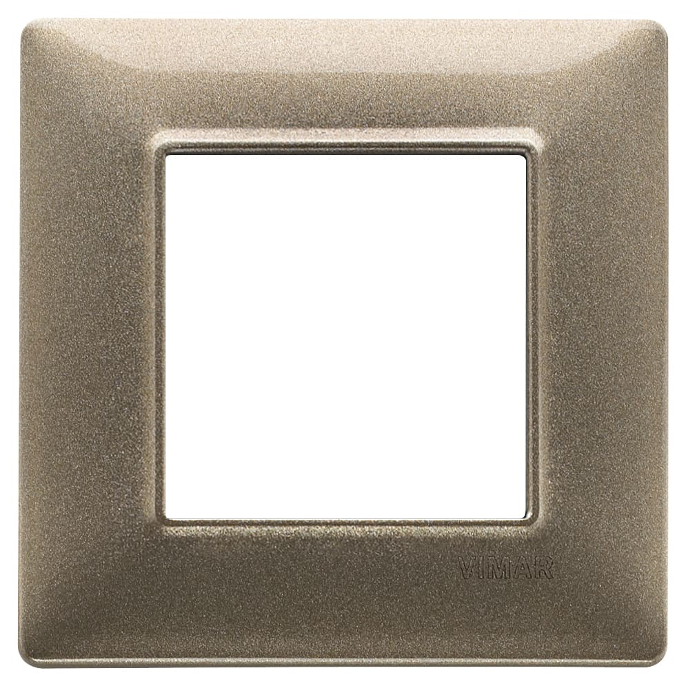 VIMAR SPA - VIW14642.70 PLACCA 2M BRONZO METALLIZZATO