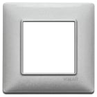 VIMAR SPA - VIW14642.71 PLACCA 2M SILVER