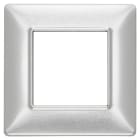 VIMAR SPA - VIW14642.81 PLACCA 2M ALLUMINIO SPAZZOLATO