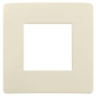 VIMAR SPA - VIW14642U.12 PLACCA PLANA UP 2M AVORIO MATT