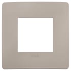 VIMAR SPA - VIW14642U.15 PLACCA PLANA UP 2M TORTORA MATT