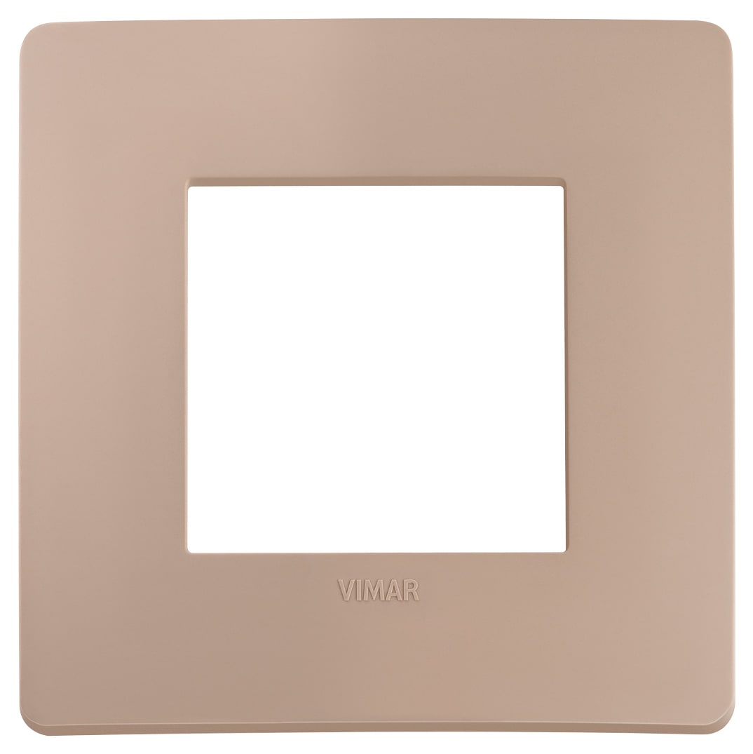 VIMAR SPA - VIW14642U.18 PLACCA PLANA UP 2M TERRACOTTA MATT