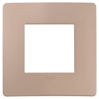 VIMAR SPA - VIW14642U.18 PLACCA PLANA UP 2M TERRACOTTA MATT