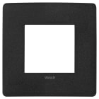 VIMAR SPA - VIW14642U.19 PLACCA PLANA UP 2M NERO MATT