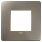 VIMAR SPA - VIW14642U.33 PLACCA PLANA UP 2M TITANIO