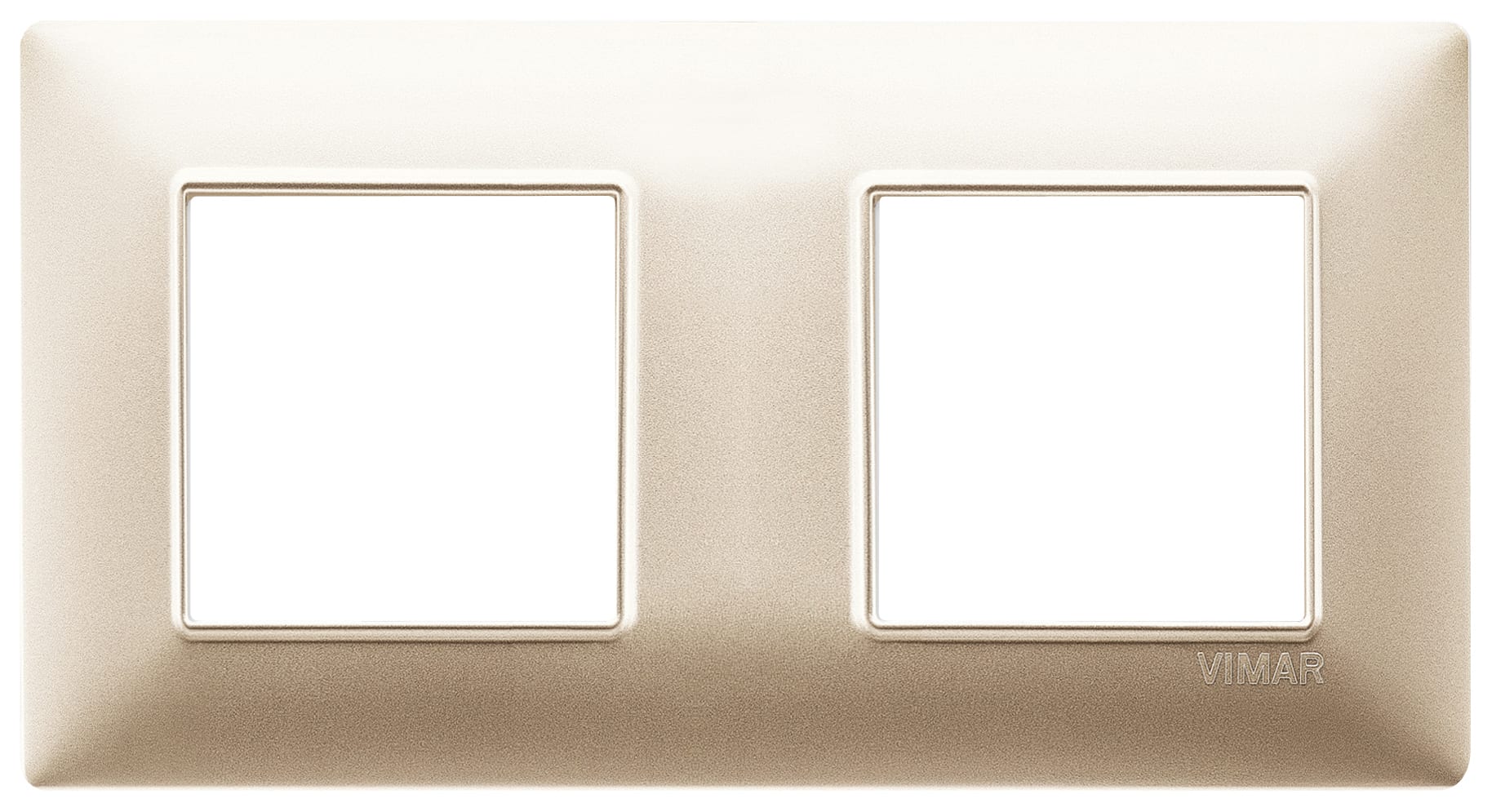 VIMAR SPA - VIW14643.22 PLACCA 4M(2+2)INT71CHAMPAGNE OPACO