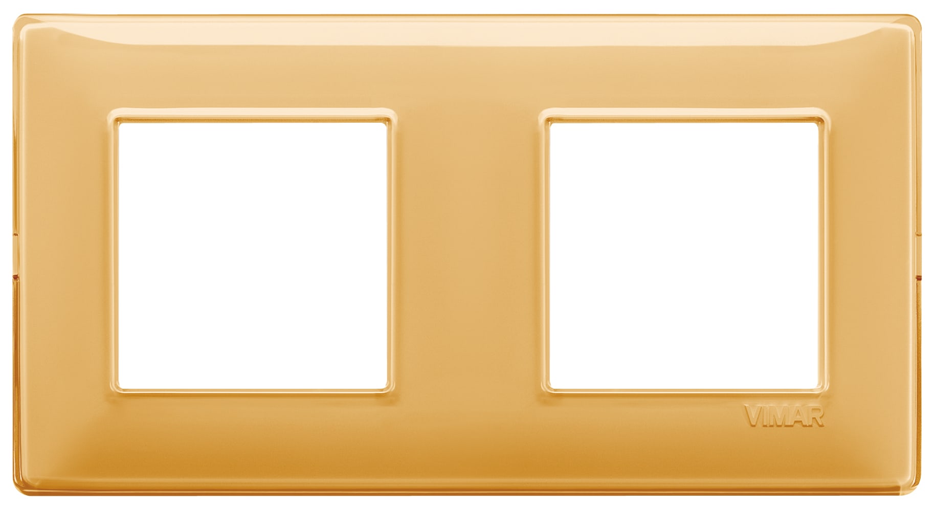 VIMAR SPA - VIW14643.43 PLACCA 4M (2+2) INT71 REFLEX AMBRA