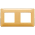 VIMAR SPA - VIW14643.43 PLACCA 4M (2+2) INT71 REFLEX AMBRA