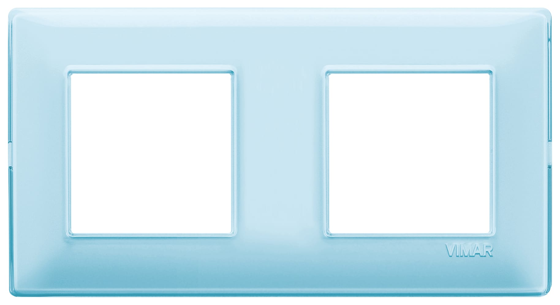 VIMAR SPA - VIW14643.45 PLACCA 4M (2+2) INT71 REFLEX ACQUA