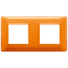 VIMAR SPA - VIW14643.48 PLACCA 4M (2+2) INT71 REFLEX ARANCIO