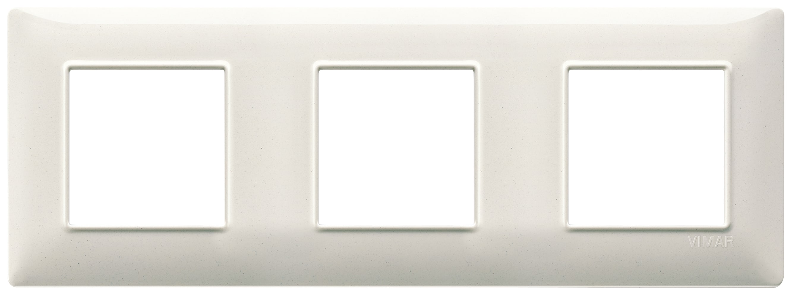 VIMAR SPA - VIW14644.06 PLACCA 6M (2+2+2) INT71 BIANCO GRANITO
