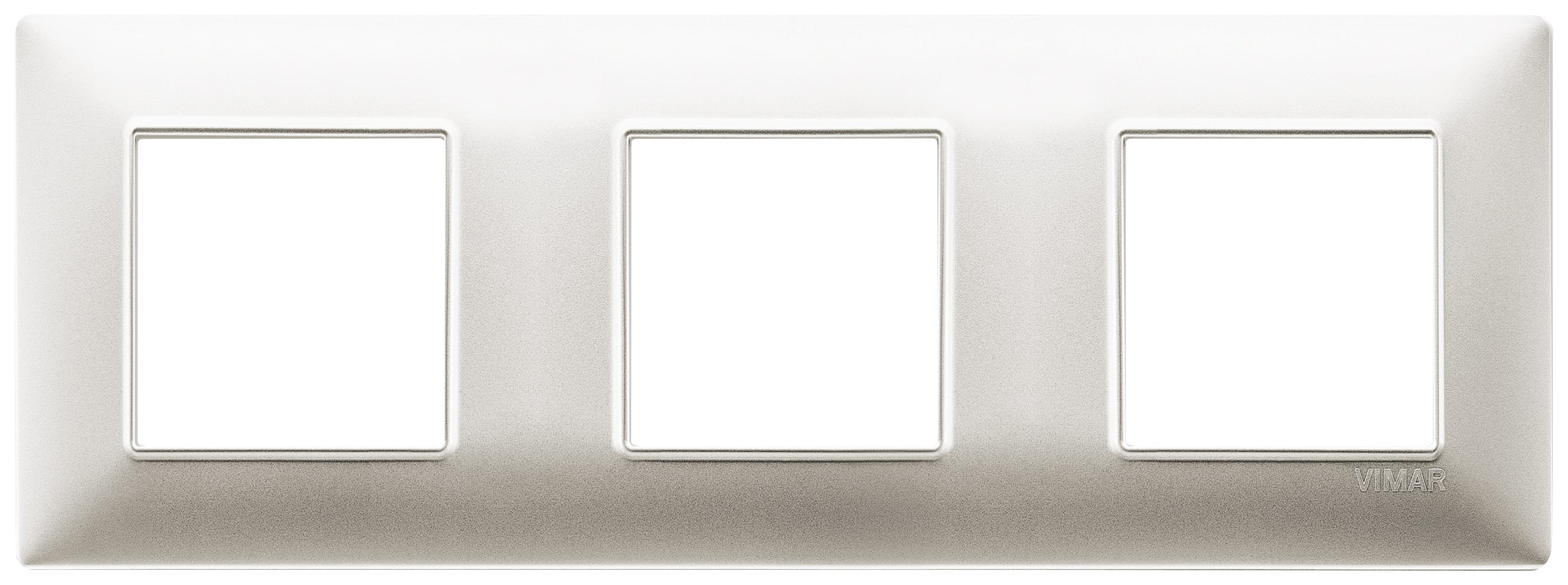 VIMAR SPA - VIW14644.21 PLACCA 6M (2+2+2) INT71 NICHEL OPACO