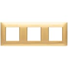 VIMAR SPA - VIW14644.25 PLACCA 6M (2+2+2) INT71 ORO OPACO