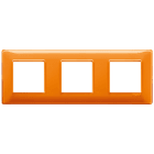 VIMAR SPA - VIW14644.48 PLACCA 6M (2+2+2) INT71 REFLEX ARANCIO