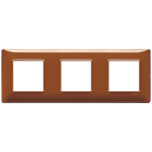 VIMAR SPA - VIW14644.49 Placca 6M (2+2+2) int71 Reflex tabacco