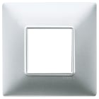 VIMAR SPA - VIW14647.20 PLACCA 2M BS ARGENTO OPACO