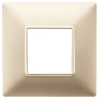 VIMAR SPA - VIW14647.22 PLACCA 2M BS CHAMPAGNE OPACO