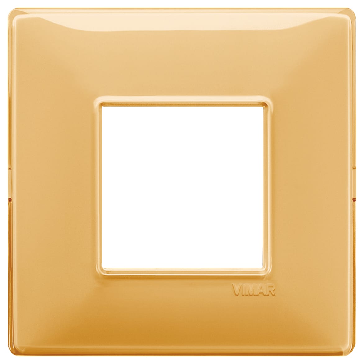 VIMAR SPA - VIW14647.43 PLACCA 2M BS REFLEX AMBRA