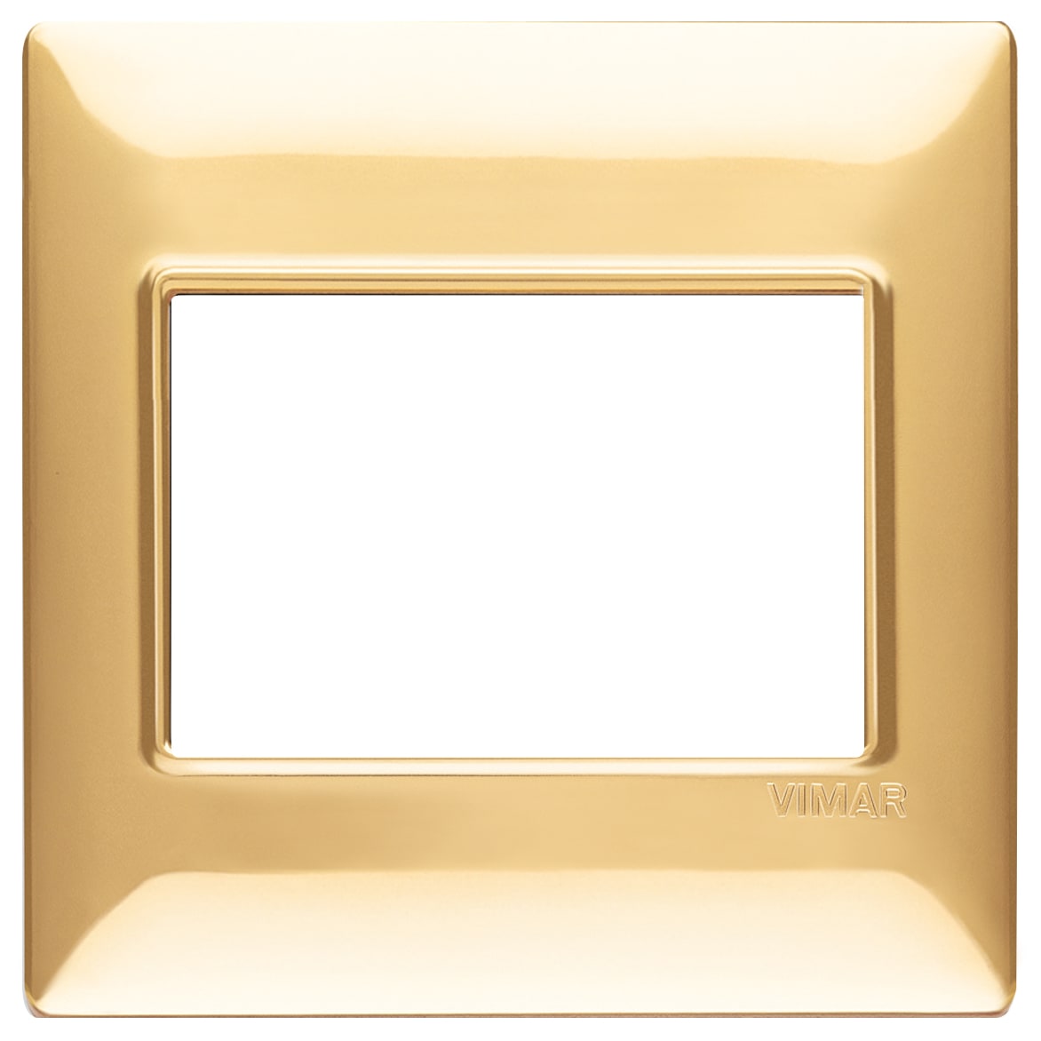VIMAR SPA - VIW14648.24 PLACCA 3M BS ORO LUCIDO