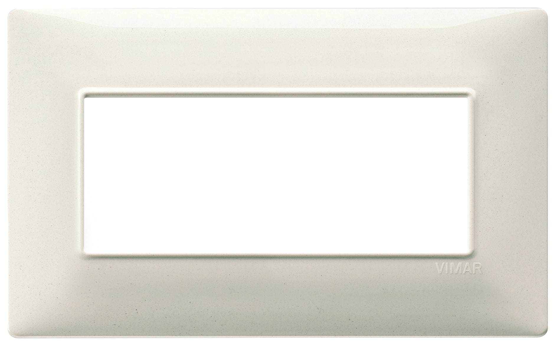 VIMAR SPA - VIW14649.06 Placca 5M BS bianco granito
