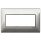 VIMAR SPA - VIW14649.27 PLACCA 5M BS TECNOPOLIMERO SILVER