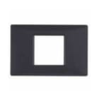 VIMAR SPA - VIW14652.05 Placca 2M centrali nero