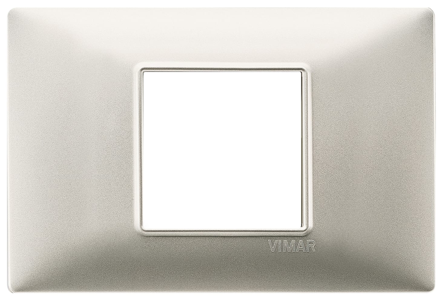 VIMAR SPA - VIW14652.21 PLACCA 2M CENTRALI NICHEL OPACO
