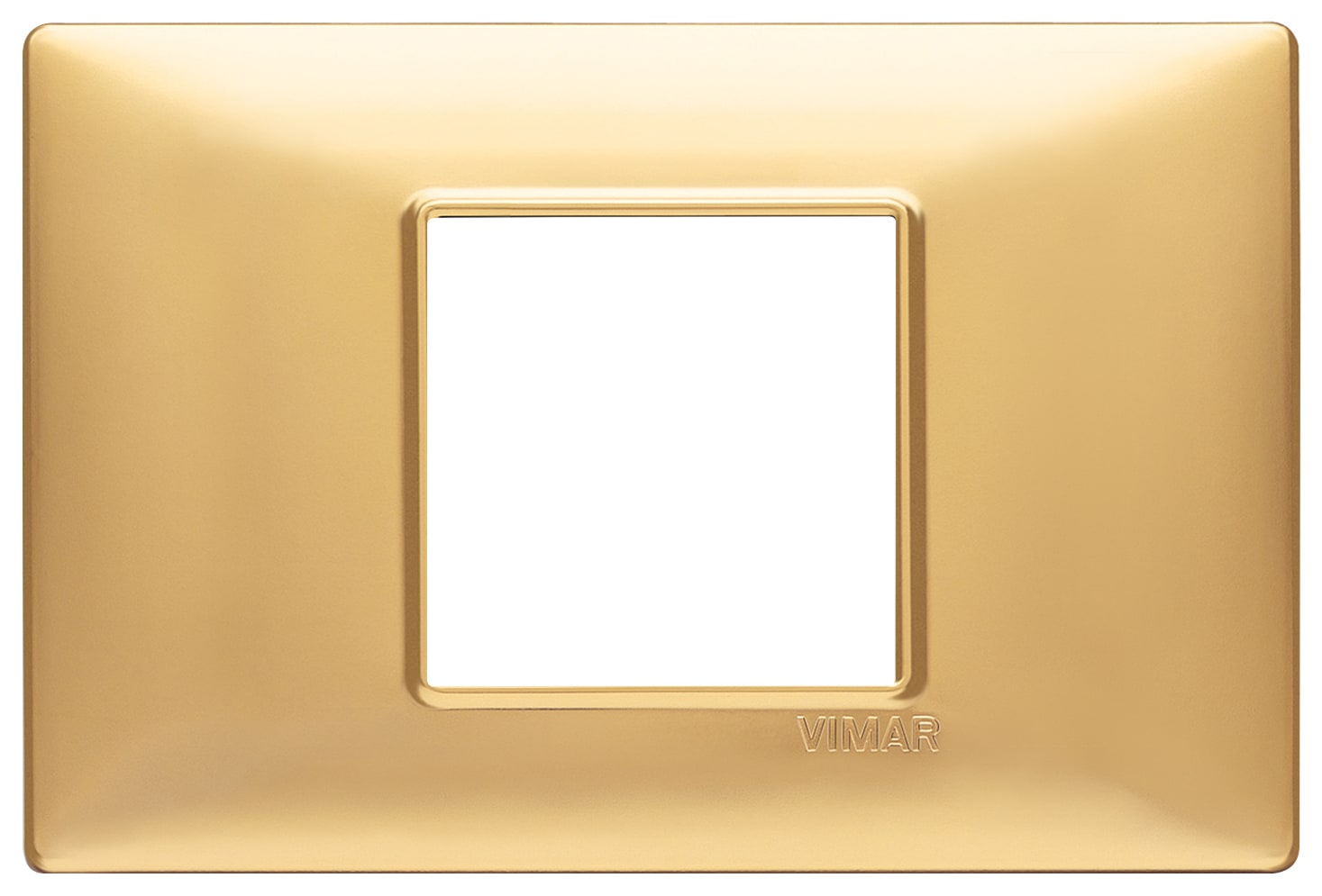 VIMAR SPA - VIW14652.25 PLACCA 2M CENTRALI ORO OPACO