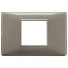 VIMAR SPA - VIW14652.40 PLACCA 2M CENTRALI REFLEX CENERE