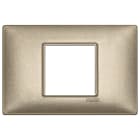 VIMAR SPA - VIW14652.70 PLACCA 2M CENTRALI BRONZO METALLIZZATO