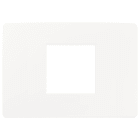 VIMAR SPA - VIW14652U.11 PLACCA PLANA UP 2M CENTRALI BIANCO MATT