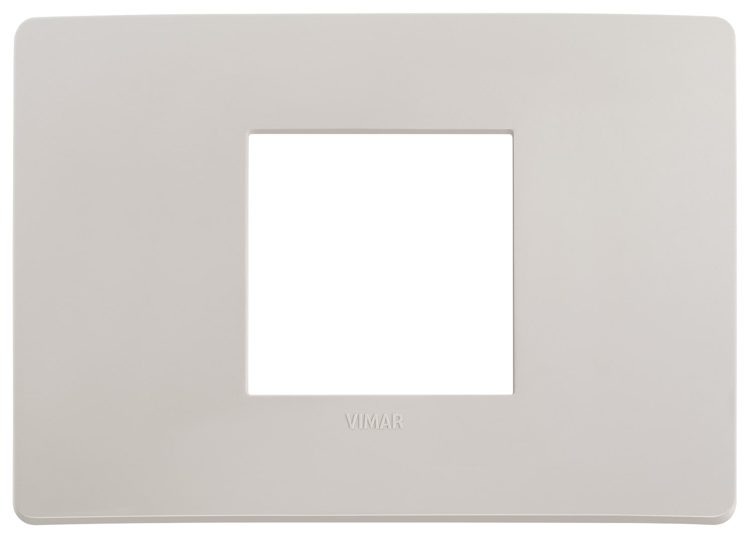 VIMAR SPA - VIW14652U.13 PLACCA PLANA UP 2M CENTR. GR.DOLOM.MATT