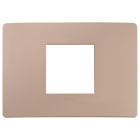 VIMAR SPA - VIW14652U.18 PLACCA PLANA UP 2M CENTR.TERRACOTTA MATT