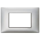 VIMAR SPA - VIW14653.27 PLACCA 3M TECNOPOLIMERO SILVER