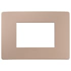 VIMAR SPA - VIW14653U.18 PLACCA PLANA UP 3M TERRACOTTA MATT