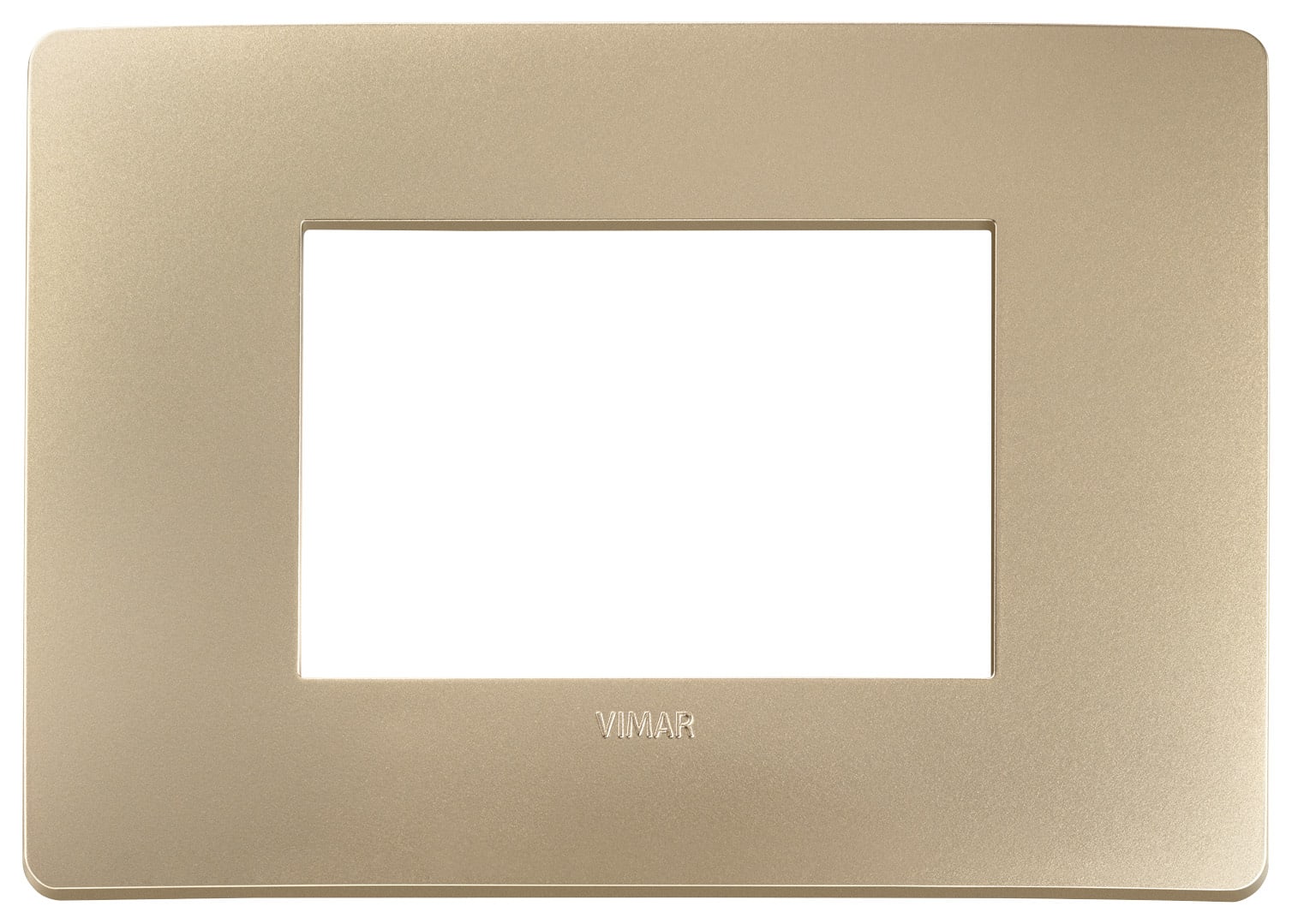 VIMAR SPA - VIW14653U.31 PLACCA PLANA UP 3M CHAMPAGNE