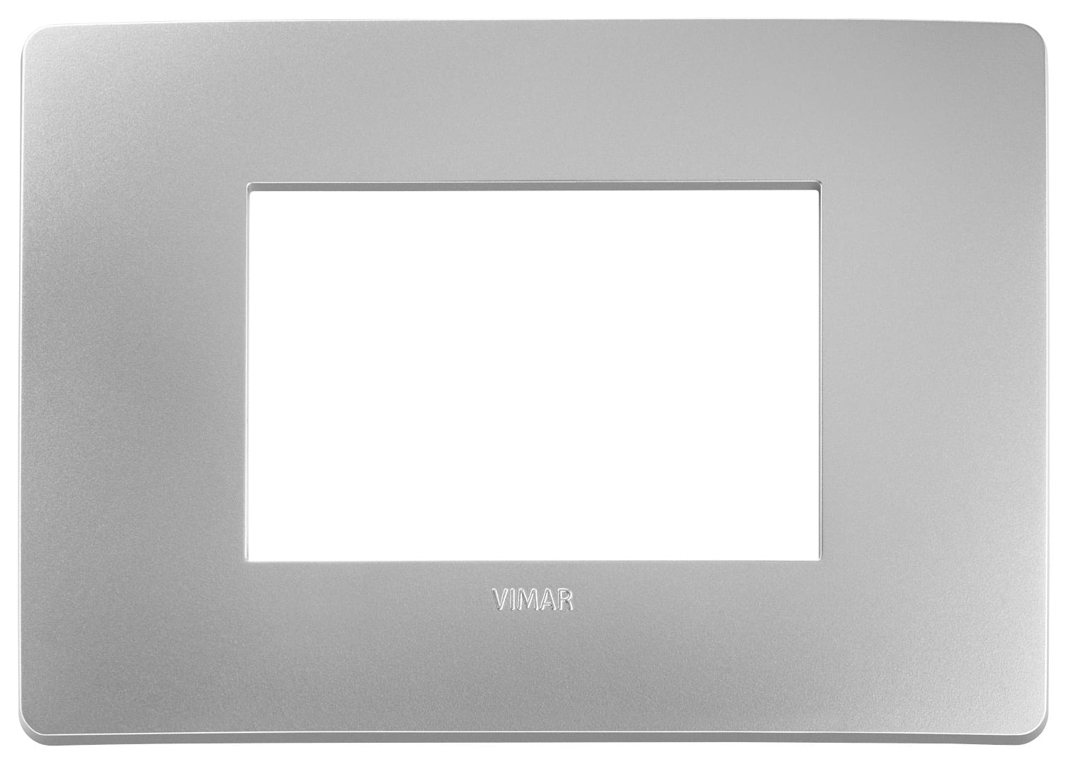 VIMAR SPA - VIW14653U.32 Placca Plana Up 3M argento