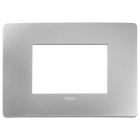 VIMAR SPA - VIW14653U.32 Placca Plana Up 3M argento