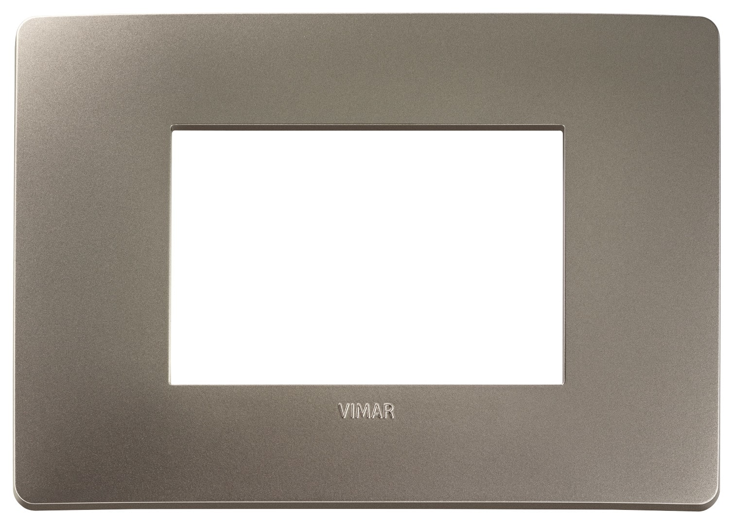 VIMAR SPA - VIW14653U.33 PLACCA PLANA UP 3M TITANIO