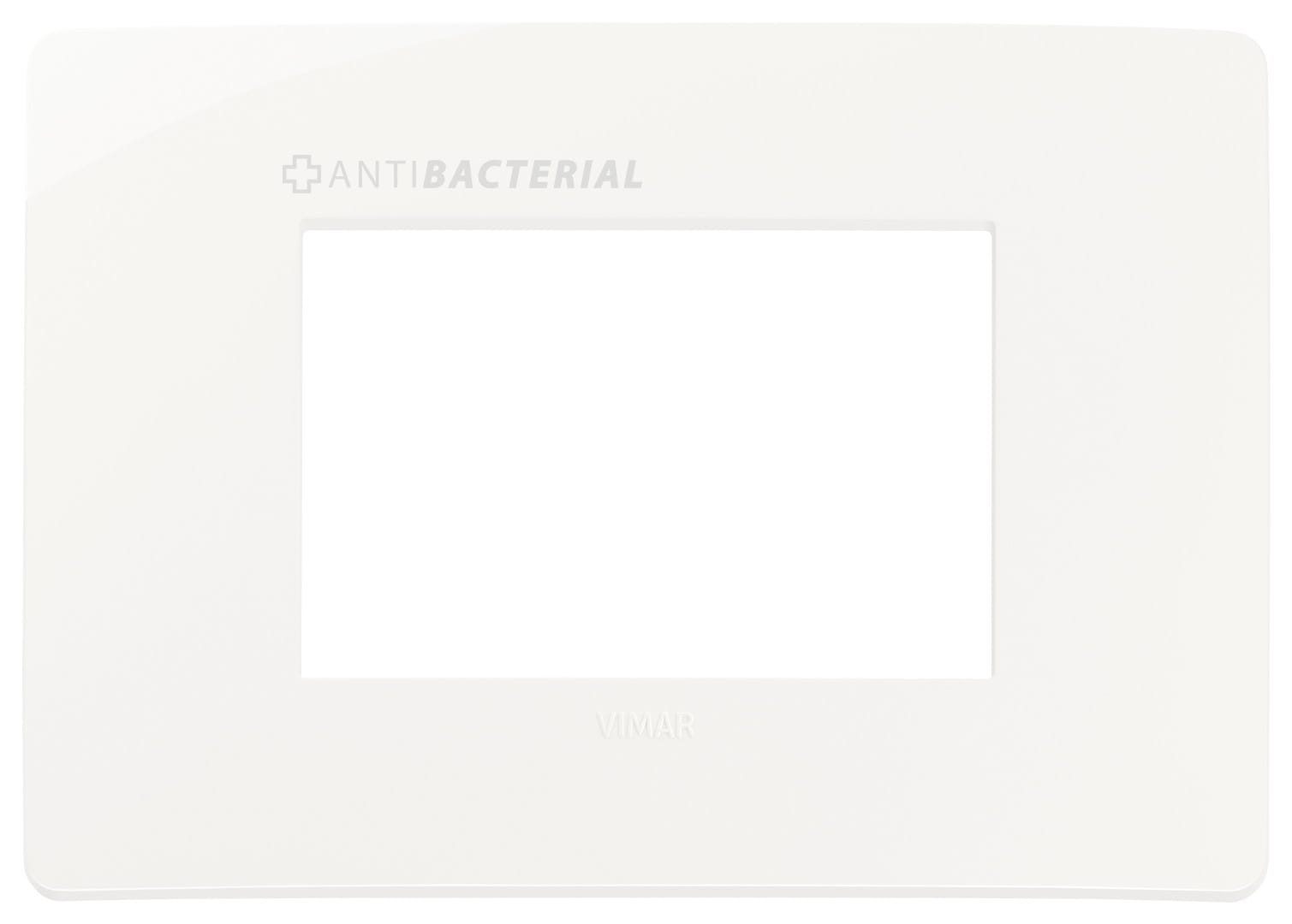 VIMAR SPA - VIW14653U.AB.01 PLACCA PLANA UP 3M BIANCO ANTIB.