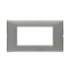 VIMAR SPA - VIW14654.40 Placca 4M Reflex cenere