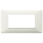 VIMAR SPA - VIW14654.02 PLACCA 4M AVORIO